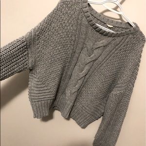 Soft Grey Knit Sweater